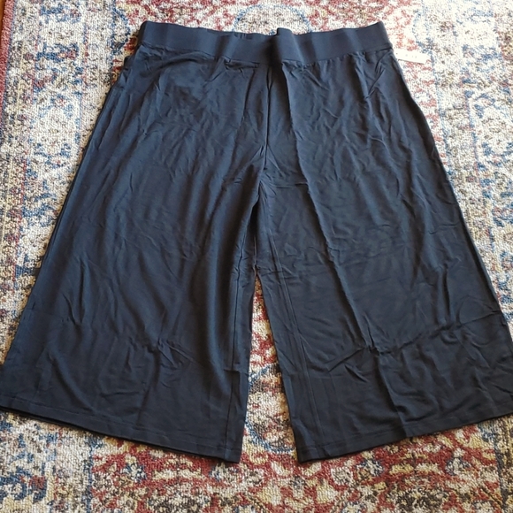 Daily Ritual Women's Supersoft Terry Relaxed-Fit Culotte Pant Size XXL - Picture 2 of 3